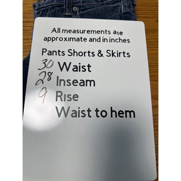 Big Star Kayla Straight Distressed  Jeans With Embroidered Pockets Size 27R - Picture 13 of 13